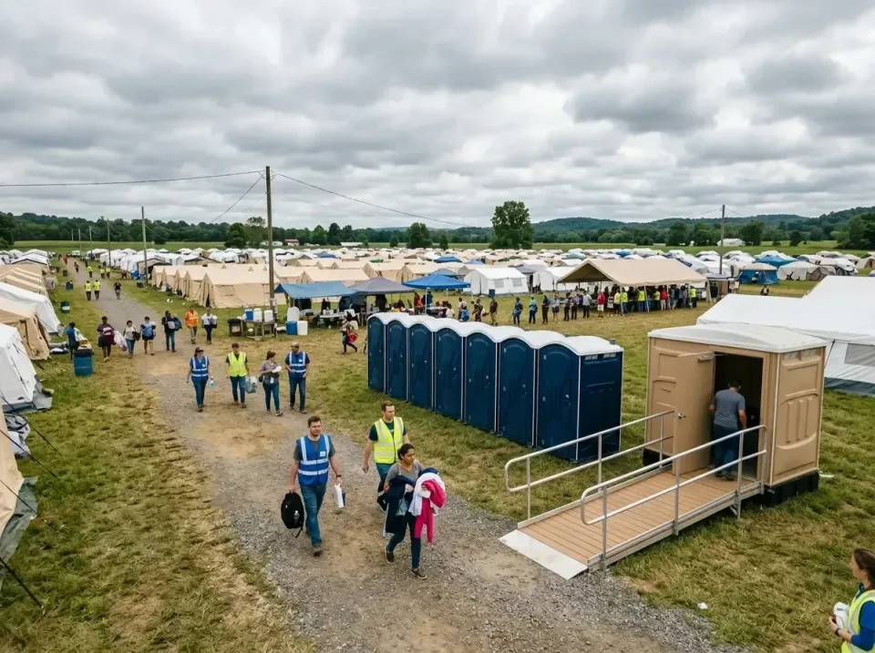 disaster-relief-camp-restrooms-010 — frequently asked questions, Dumpster & Portable Bathrooms Rental in Berryville, VA